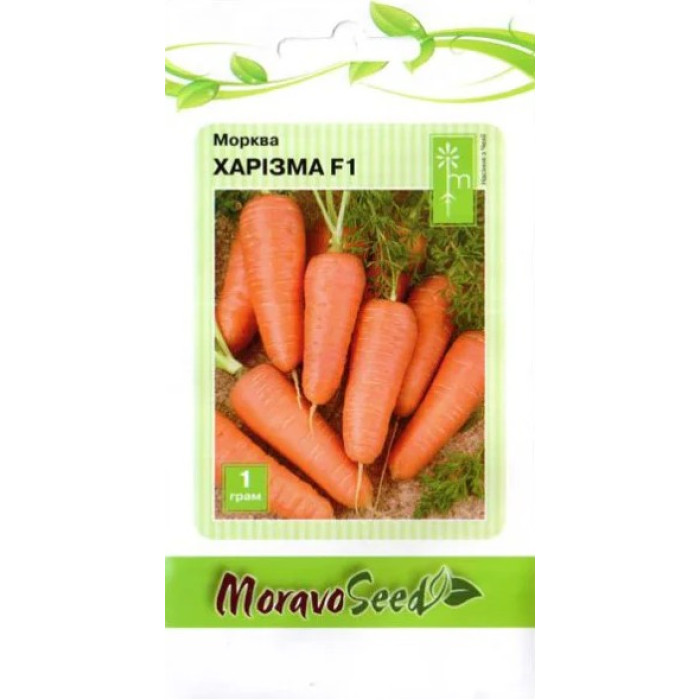 Насіння Морква Харізма F1 1 г Тирас Moravo Seed