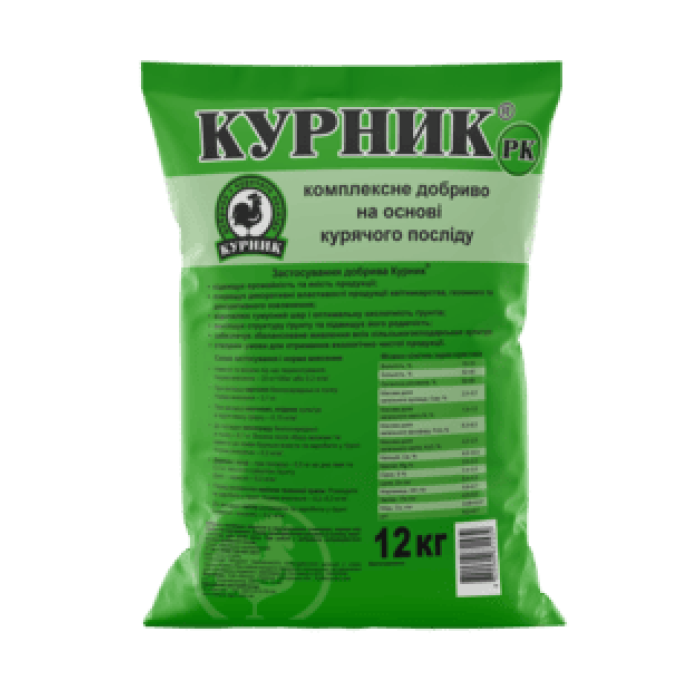 Органічне добриво, Курник, гранульований, 12 кг, Кіссон