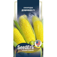 Насіння Кукурудза цукрова Добриня F1 20 шт Seedera