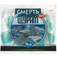 Родентецид, Смерть щурам №1, від щурів та мишей, тістова приманка, 100 г, Ital Tiger