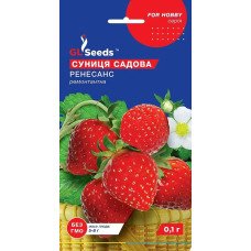 Насіння Суниця ремонтантна, Ренесанс, 0,1 г, GL Seeds